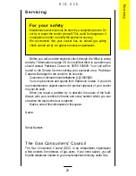 Preview for 29 page of Parkinson Cowan SIG 315 Operating And Installation Instructions