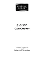 Parkinson Cowan SIG 320 Operating And Installation Instructions preview