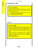 Preview for 28 page of Parkinson Cowan SIG 330 Operating And Installation Instructions