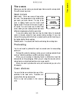 Preview for 13 page of Parkinson Cowan SIG 332 Operating And Installation Instructions