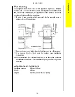 Preview for 31 page of Parkinson Cowan SIG 332 Operating And Installation Instructions