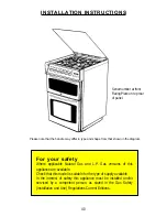 Preview for 40 page of Parkinson Cowan SIG 424 Operating And Installation Instructions