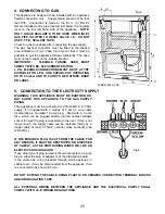 Preview for 45 page of Parkinson Cowan SIG 424 Operating And Installation Instructions