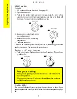 Предварительный просмотр 6 страницы Parkinson Cowan SIG 454 Operating And Installation Instructions