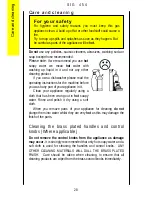 Предварительный просмотр 28 страницы Parkinson Cowan SIG 454 Operating And Installation Instructions