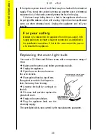 Предварительный просмотр 38 страницы Parkinson Cowan SIG 454 Operating And Installation Instructions