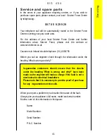 Предварительный просмотр 41 страницы Parkinson Cowan SIG 454 Operating And Installation Instructions