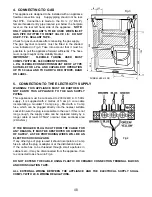 Предварительный просмотр 48 страницы Parkinson Cowan SIG 454 Operating And Installation Instructions