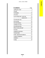 Preview for 3 page of Parkinson Cowan SIG 505 SSE Owners Handbook And Installation Instructions