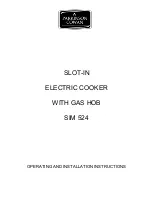 Parkinson Cowan SIM 524 Operating And Installation Instructions предпросмотр