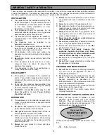 Preview for 2 page of Parkinson Cowan SIM 554 Operating And Installation Instructions