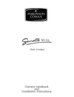 Parkinson Cowan Sonata 50 GL Owners Handbook And Installation Instructions preview