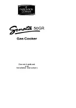 Parkinson Cowan Sonata 50GR Owners Handbook And Installation Instructions preview