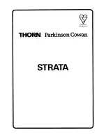 Parkinson Cowan THORN STRATA User Manual preview