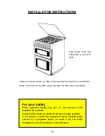 Preview for 38 page of Parkinson Cowan U20271 SIG 340 Operating And Installation Instructions