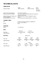 Preview for 39 page of Parkinson Cowan U20271 SIG 340 Operating And Installation Instructions