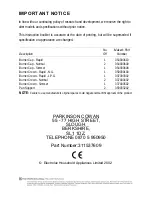 Preview for 48 page of Parkinson Cowan U20271 SIG 340 Operating And Installation Instructions