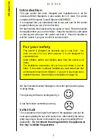 Preview for 2 page of Parkinson Cowan U20326 SIG 515 Operating And Installation Instructions