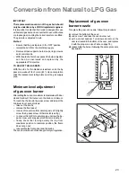 Предварительный просмотр 23 страницы Parkinson Cowan U22062 CSIG 509 Instruction Booklet