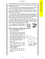 Preview for 27 page of Parkinson Cowan U24338 SG 505X Operating And Installation Instructions