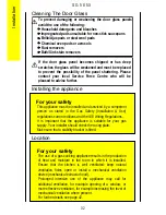 Preview for 32 page of Parkinson Cowan U24338 SG 505X Operating And Installation Instructions