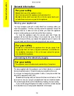 Preview for 34 page of Parkinson Cowan U24338 SG 505X Operating And Installation Instructions