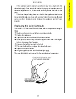 Preview for 35 page of Parkinson Cowan U24338 SG 505X Operating And Installation Instructions