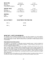 Preview for 42 page of Parkinson Cowan U24338 SG 505X Operating And Installation Instructions