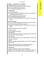 Preview for 23 page of Parkinson Cowan U25062 SG 332 Operating And Installation Instructions