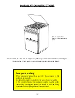 Preview for 37 page of Parkinson Cowan U25062 SG 332 Operating And Installation Instructions