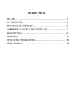 Preview for 2 page of Parklander Pro PRO-40SUM Original Instructions Manual