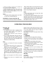 Preview for 13 page of Parklander Pro PRO-40SUM Original Instructions Manual