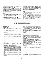 Preview for 13 page of Parklander Pro Professional Series Original Instructions Manual