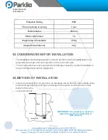 Предварительный просмотр 5 страницы Parklio BOLLARD User Manual