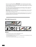 Предварительный просмотр 2 страницы Parkmate MCPK-43BG User Manual