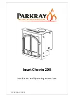 Parkray Inset Chevin 20B Installation And Operating Instructions Manual preview