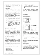 Preview for 4 page of Parkray Inset Chevin 20B Installation And Operating Instructions Manual