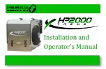 Parks HP2000 XTREME Series Installation And Operator'S Manual preview