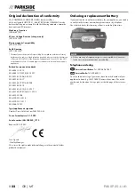 Предварительный просмотр 26 страницы Parkside Performance PAKSP 20-Li A1 Translation Of The Original Instructions