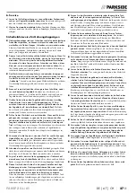 Предварительный просмотр 31 страницы Parkside Performance PAKSP 20-Li A1 Translation Of The Original Instructions