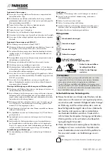 Предварительный просмотр 32 страницы Parkside Performance PAKSP 20-Li A1 Translation Of The Original Instructions