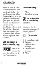 Предварительный просмотр 6 страницы Parkside Performance PAPS 204 A1 Translation Of The Original Instructions