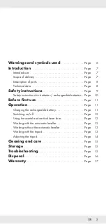 Preview for 5 page of Parkside Performance PKLLP 360 B2 Operation And Safety Notes