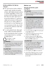 Preview for 27 page of Parkside Performance PSBSAP 20-Li A1 Instructions Manual