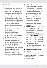 Preview for 16 page of Parkside Performance PSSAP 20-Li C3 Operation And Safety Notes