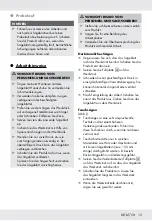 Preview for 20 page of Parkside Performance PSSAP 20-Li C3 Operation And Safety Notes