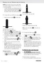 Preview for 8 page of Parkside 042010-3 Operation And Safety Notes