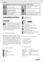 Preview for 18 page of Parkside 042010-3 Operation And Safety Notes