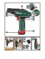 Предварительный просмотр 3 страницы Parkside 10.8 A1 5 Operation And Safety Notes