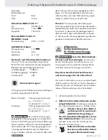 Предварительный просмотр 46 страницы Parkside 10.8 A1 5 Operation And Safety Notes